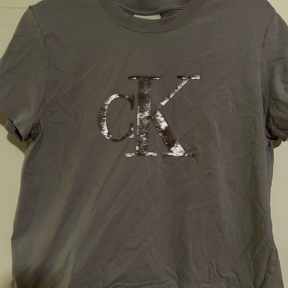 Calvin Klein Charcoal Logo T-Shirt